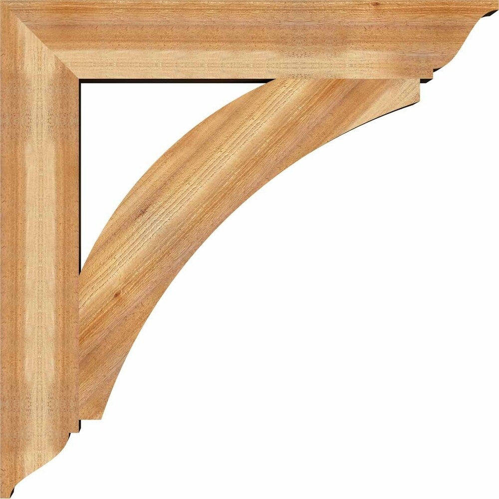 Thorton Traditional Rough Sawn Bracket, Western Red Cedar