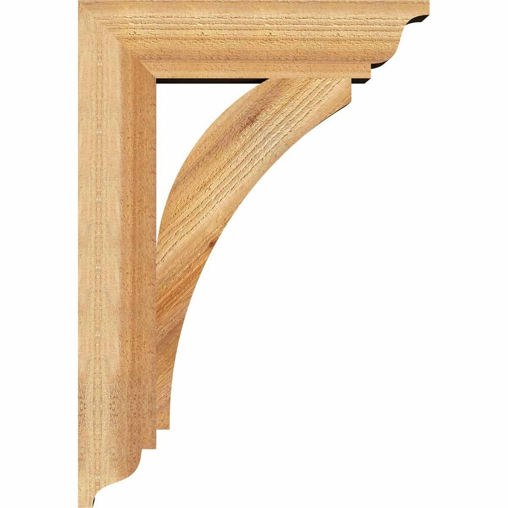 Thorton Traditional Rough Sawn Bracket, Western Red Cedar