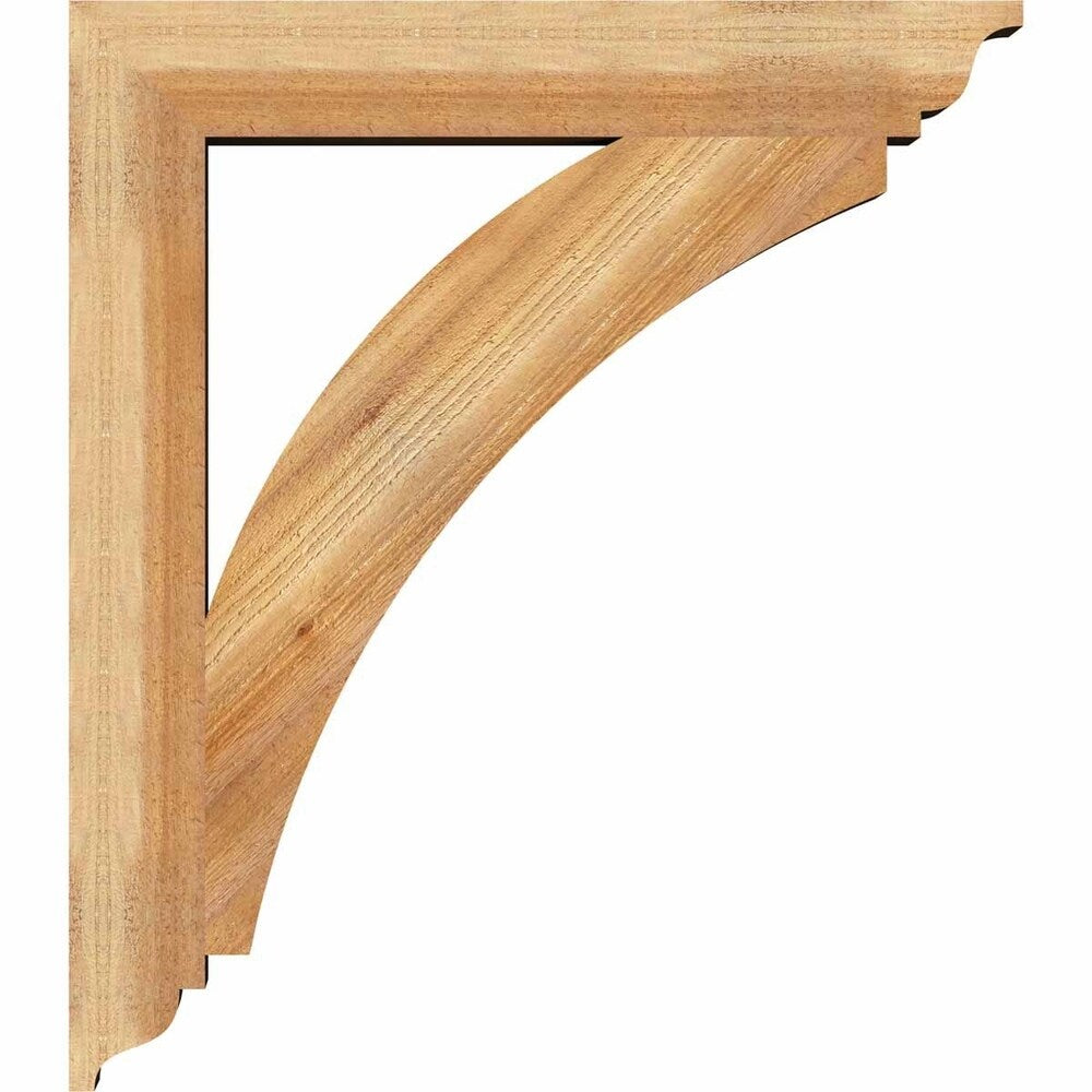 Thorton Traditional Rough Sawn Bracket, Western Red Cedar