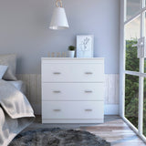 Three Drawer Dresser Superior Top Handles