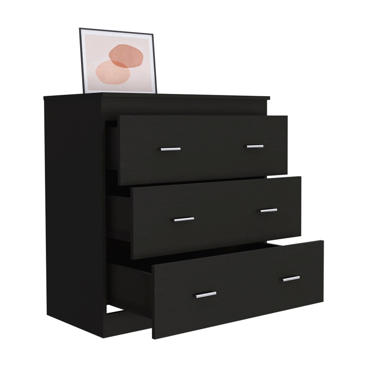 Three Drawer Dresser Superior Top Handles
