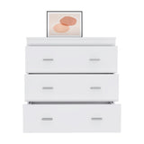 Three Drawer Dresser Superior Top Handles
