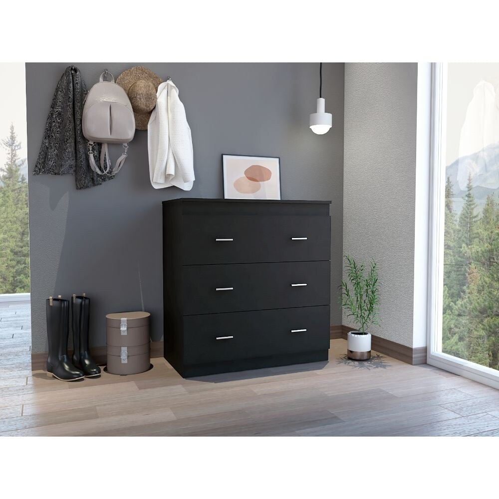 Three Drawer Dresser Superior Top Handles