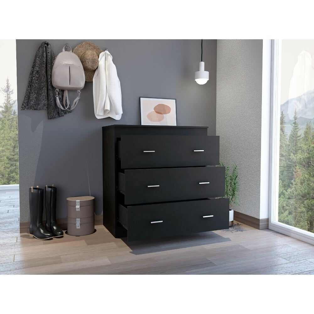 Three Drawer Dresser Superior Top Handles