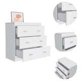 Three Drawer Dresser Superior Top Handles