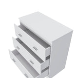 Three Drawer Dresser Superior Top Handles