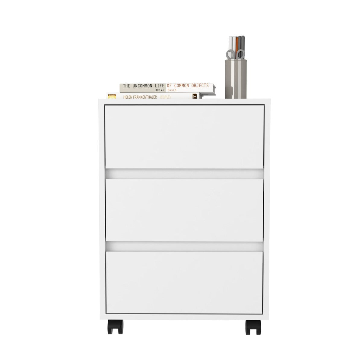 Three Drawers Filing Cabinet And Roller Blade Glide