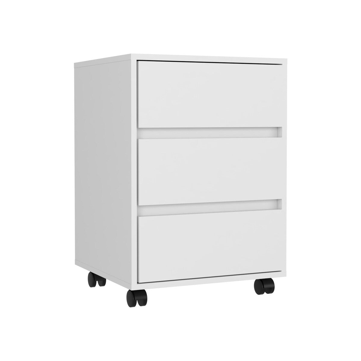 Three Drawers Filing Cabinet And Roller Blade Glide
