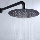 Three Handles Double Functions Complete Shower System With Rough-In Valve