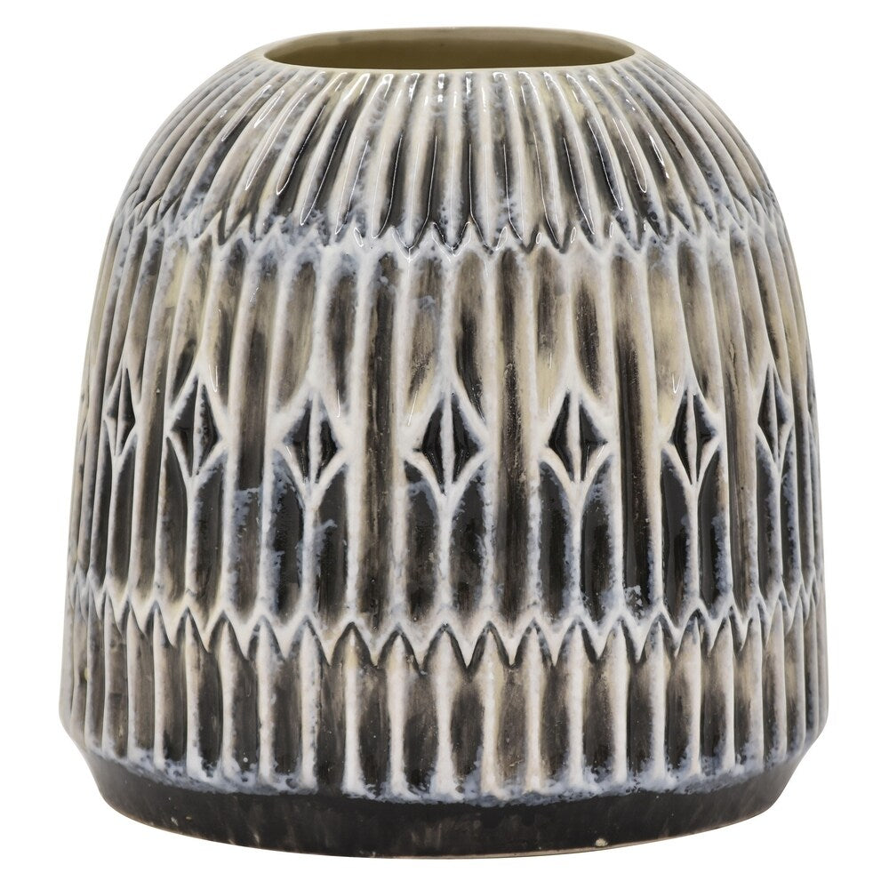 Three Hands - 54560 - 9.5 " Ceramic Vase - 9.25 x 9.25 x 9.5