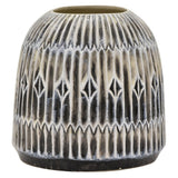 Three Hands - 54560 - 9.5 " Ceramic Vase - 9.25 x 9.25 x 9.5