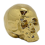 Three Hands Ceramic Skull- Gold