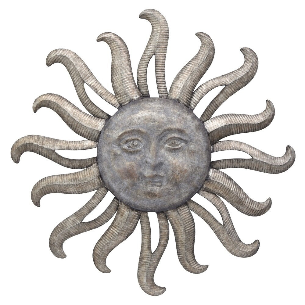 Three Hands Metal Sun Wall Decor