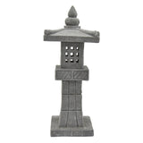 Three Hands Pagoda in Gray Resin / Magnesium 14in L x 13in W x 34in H