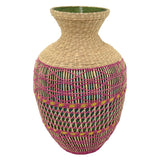 Three Hands Seagrass/Bamboo Vase
