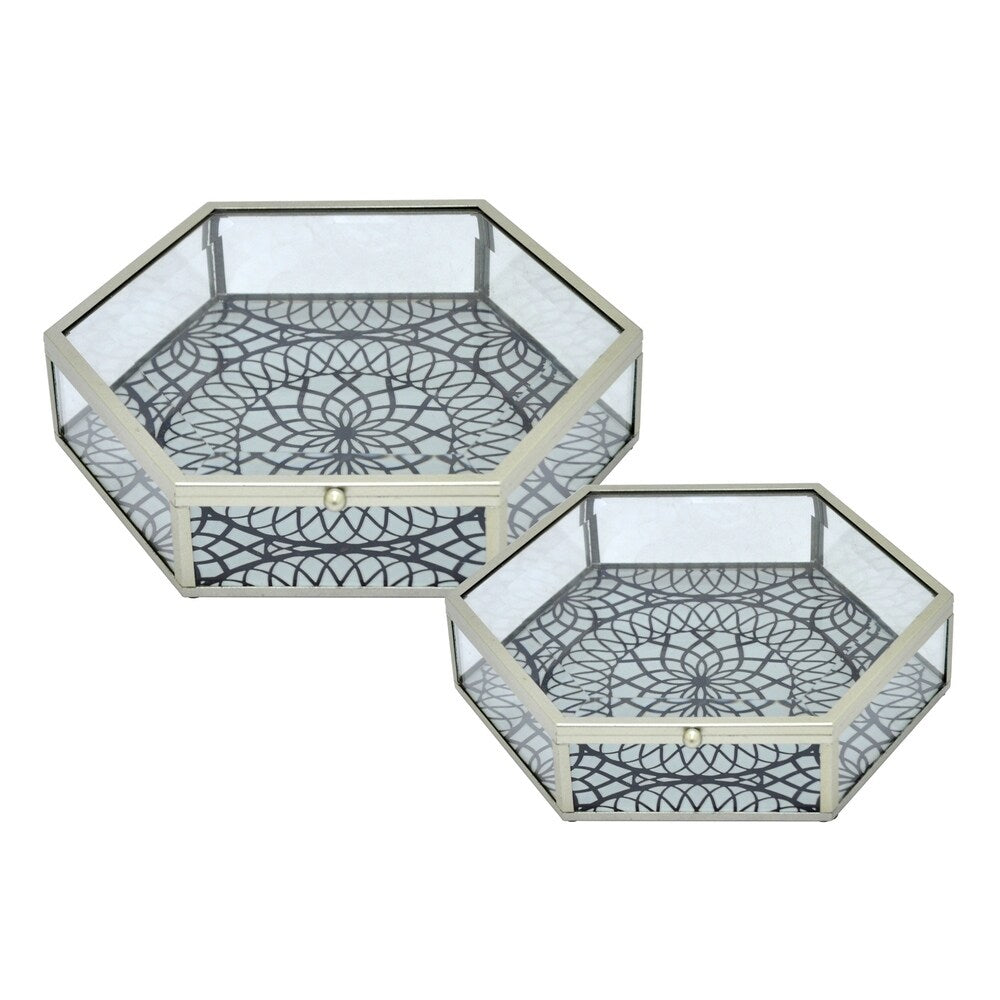 Three Hands Set Of Two Boxes