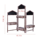 Three door Screen Storage Decorative Flower Frame Decoration
