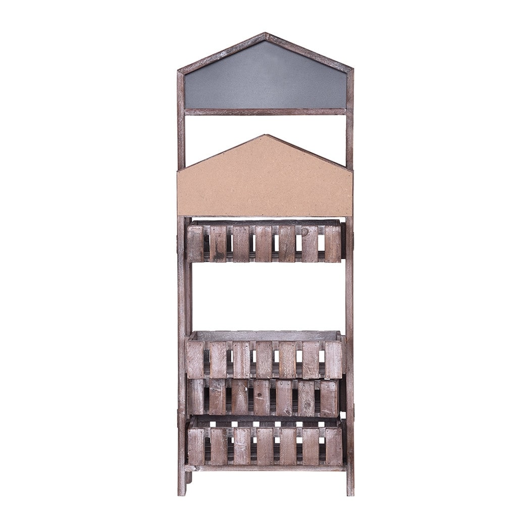 Three door Screen Storage Decorative Flower Frame Decoration