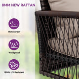 Three-person porch swing
