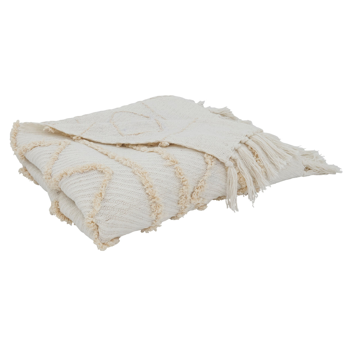 Throw Blanket With Diamond Embellished Design