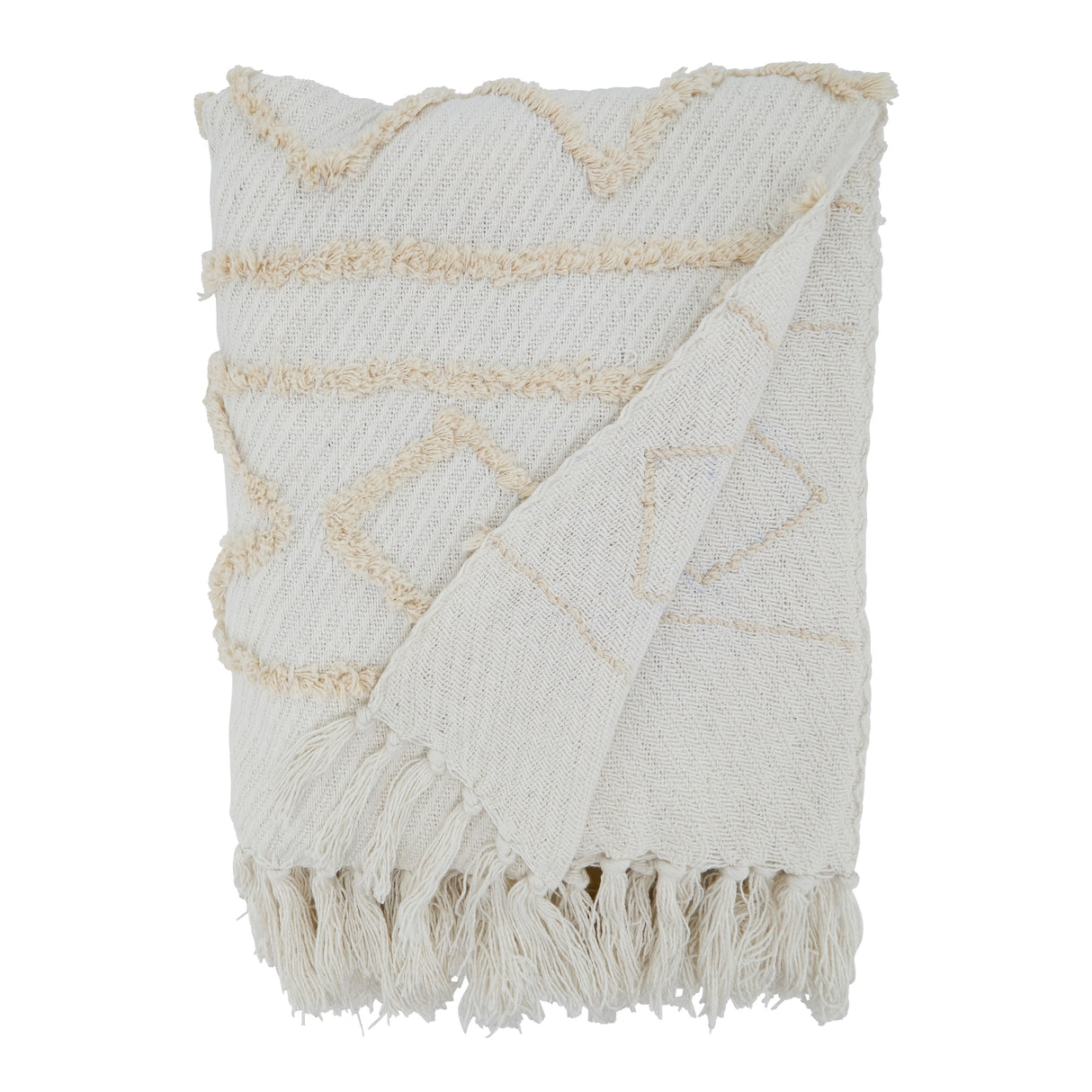 Throw Blanket With Diamond Embellished Design