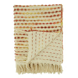 Throw Blanket With Stripe Design