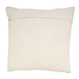 Throw Pillow With Beaded Poinsettia Design
