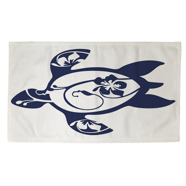Honu Turtle Navy Rug