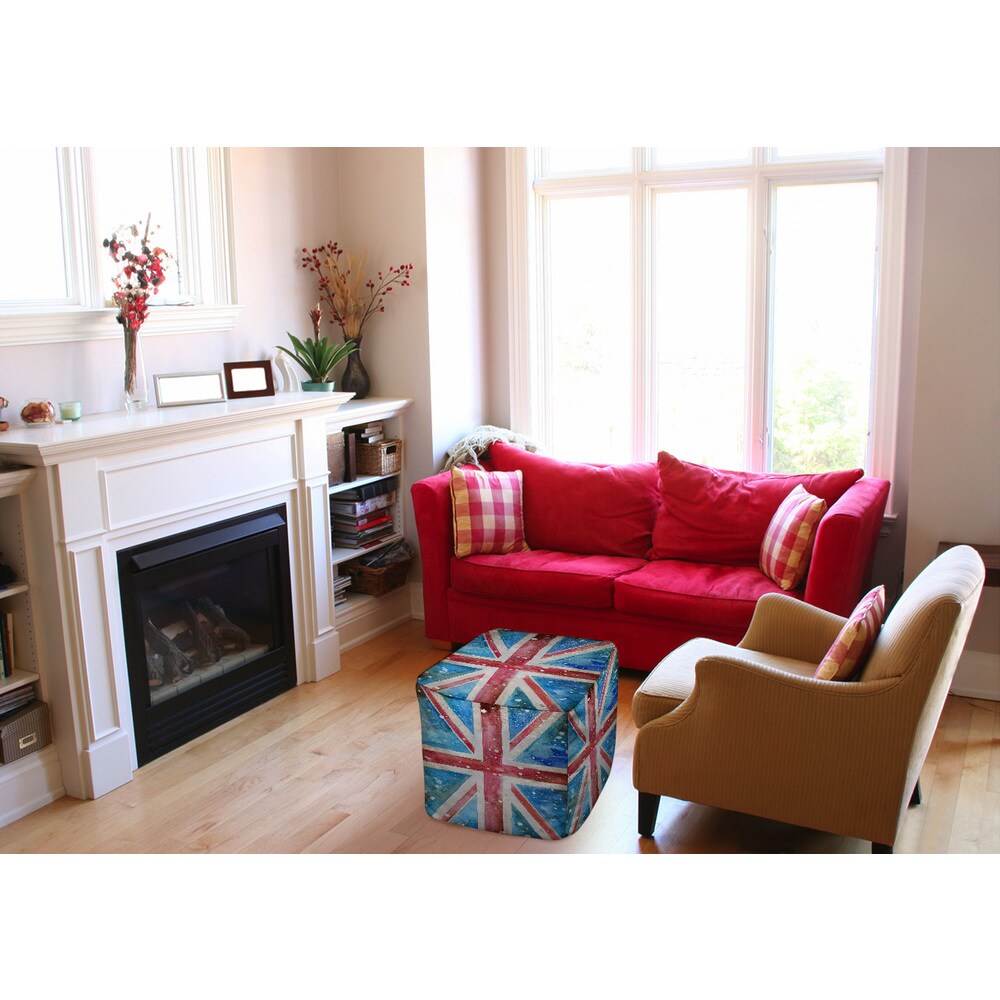 Union Jack Pouf