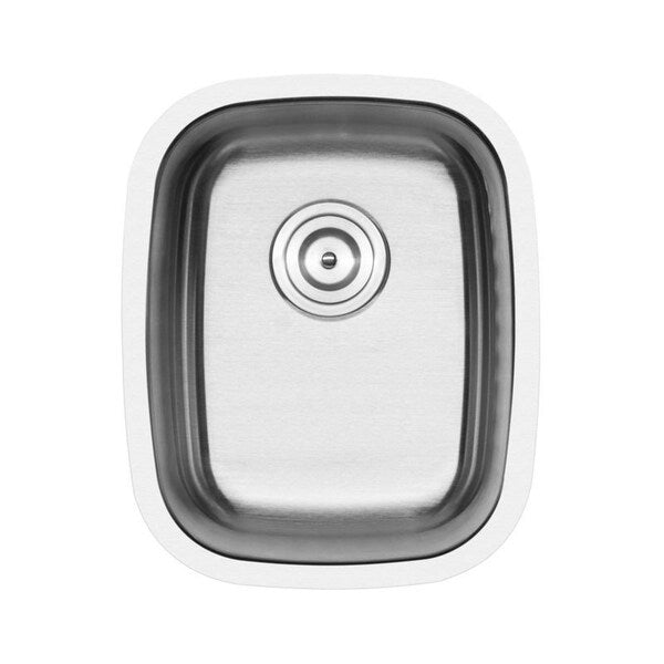 Ticor 16-gauge Undermount 15-inch Stainless Steel Single Bowl Kitchen/ Bar Sink