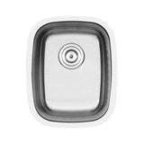 Ticor 16-gauge Undermount 15-inch Stainless Steel Single Bowl Kitchen/ Bar Sink