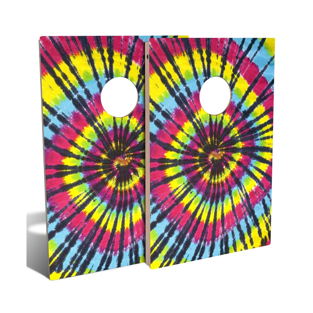 Tie-Dye Reverse Swirl Tailgate Cornhole Board Set (Includes 8 Bags) - N/A