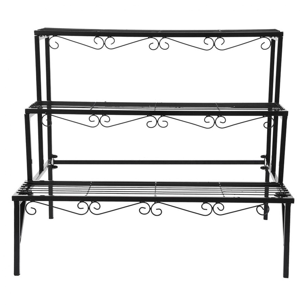 Tiered Plant Stand Outdoor Metal 3 Tier Stands For Multiple Plants Ladder Potted