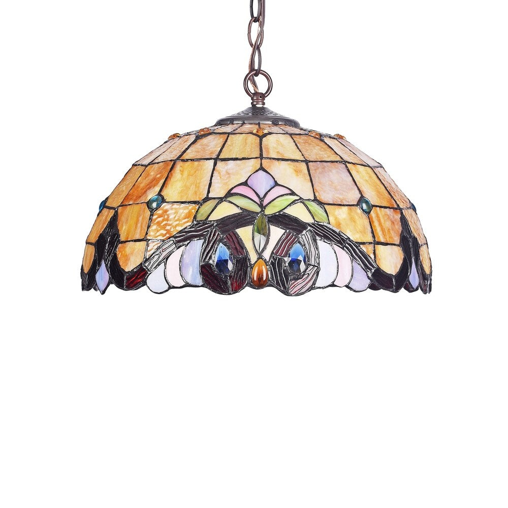 Tiffany 2-light Dark Bronze Pendant
