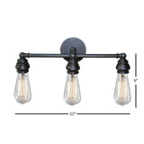 Tiffany 3 Light Vanity Lighting in Oil Rubbed Bronze - Oil Rubbed Bronze
