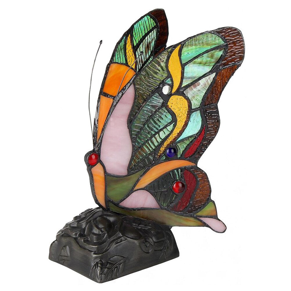 Tiffany Style 1-light Butterfly Nightlight