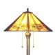 Tiffany-style Hex Mission Floor Lamp