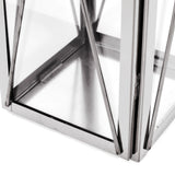 Tilson Outdoor 22" Stainless Steel Lantern by Christopher Knight Home