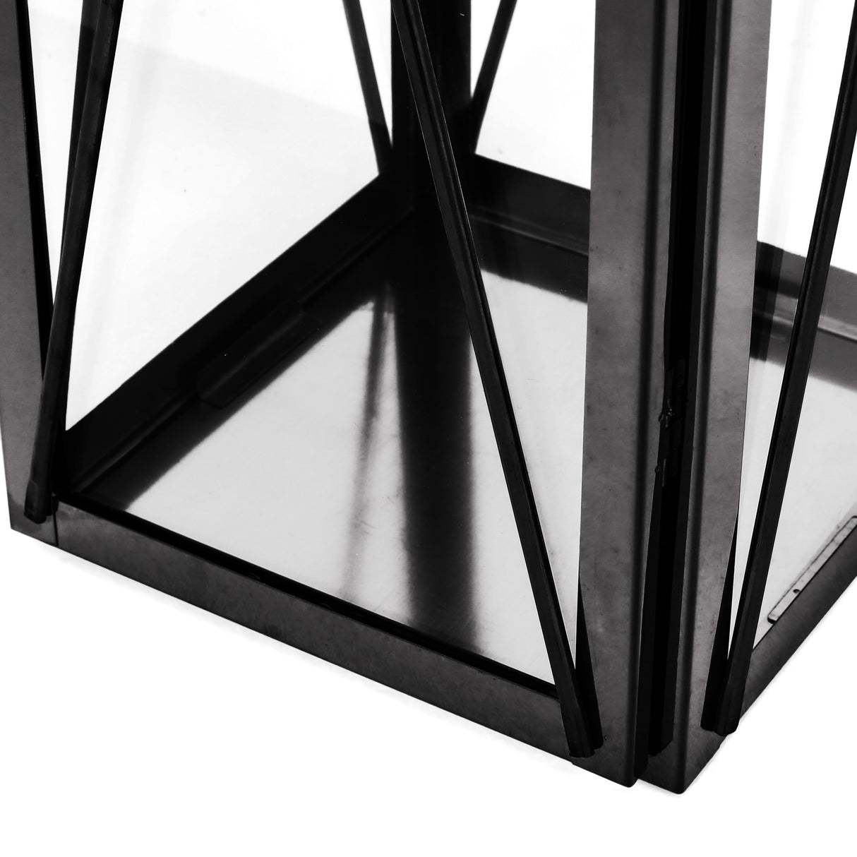 Tilson Outdoor 22" Stainless Steel Lantern by Christopher Knight Home