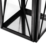 Tilson Outdoor 22" Stainless Steel Lantern by Christopher Knight Home