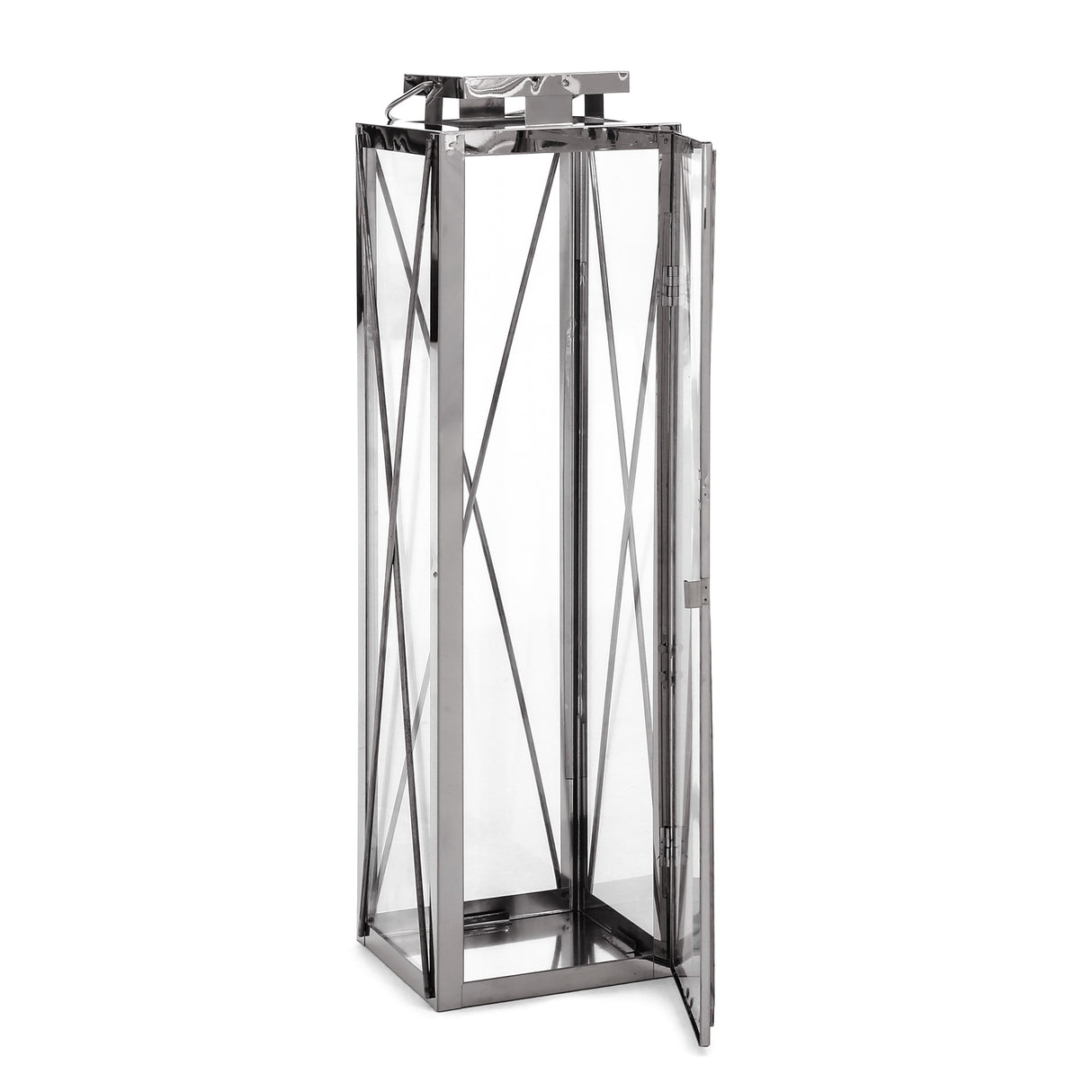 Tilson Outdoor 22" Stainless Steel Lantern by Christopher Knight Home