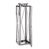 Tilson Outdoor 22" Stainless Steel Lantern by Christopher Knight Home