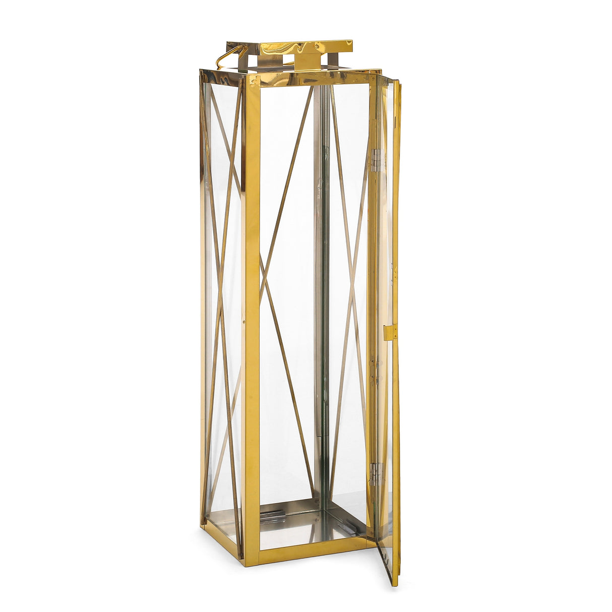 Tilson Outdoor 22" Stainless Steel Lantern by Christopher Knight Home