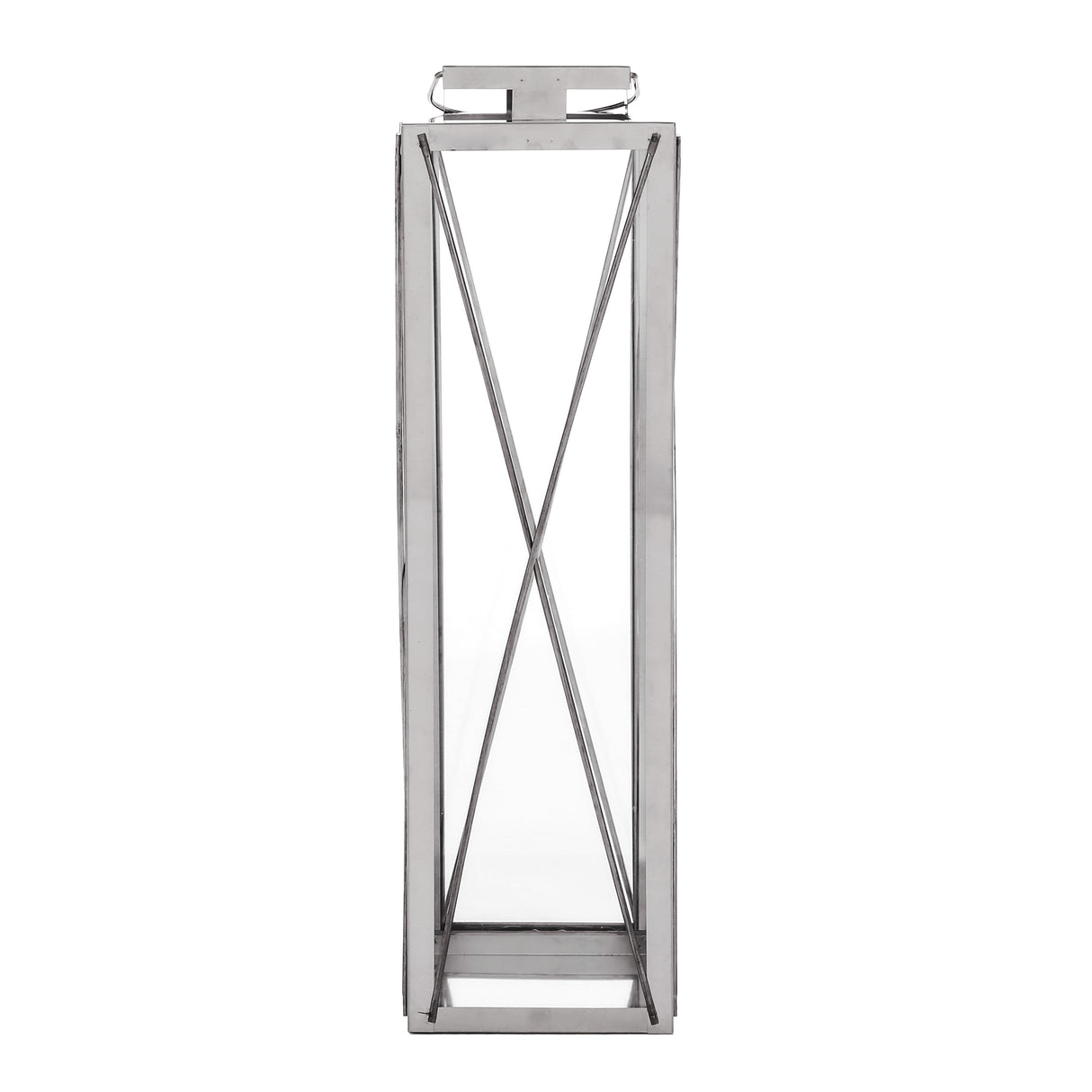 Tilson Outdoor 22" Stainless Steel Lantern by Christopher Knight Home