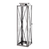 Tilson Outdoor 22" Stainless Steel Lantern by Christopher Knight Home