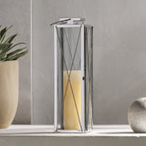Tilson Outdoor 22" Stainless Steel Lantern by Christopher Knight Home