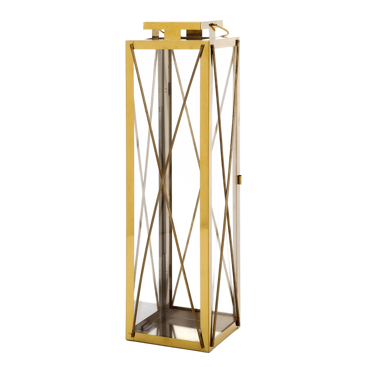Tilson Outdoor 22" Stainless Steel Lantern by Christopher Knight Home