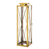 Tilson Outdoor 22" Stainless Steel Lantern by Christopher Knight Home