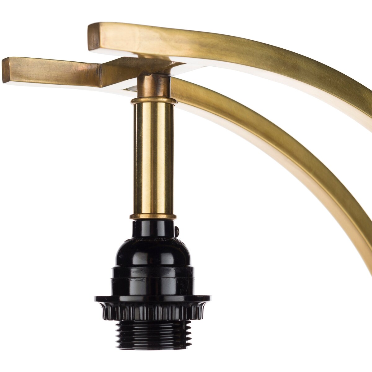 Tipeli Table Lamp with Brown Base and White Shade