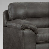 Roundhill Furniture Tirana Contemporary Fabric Pillow-top Arm Loveseat in Sequoia Ash